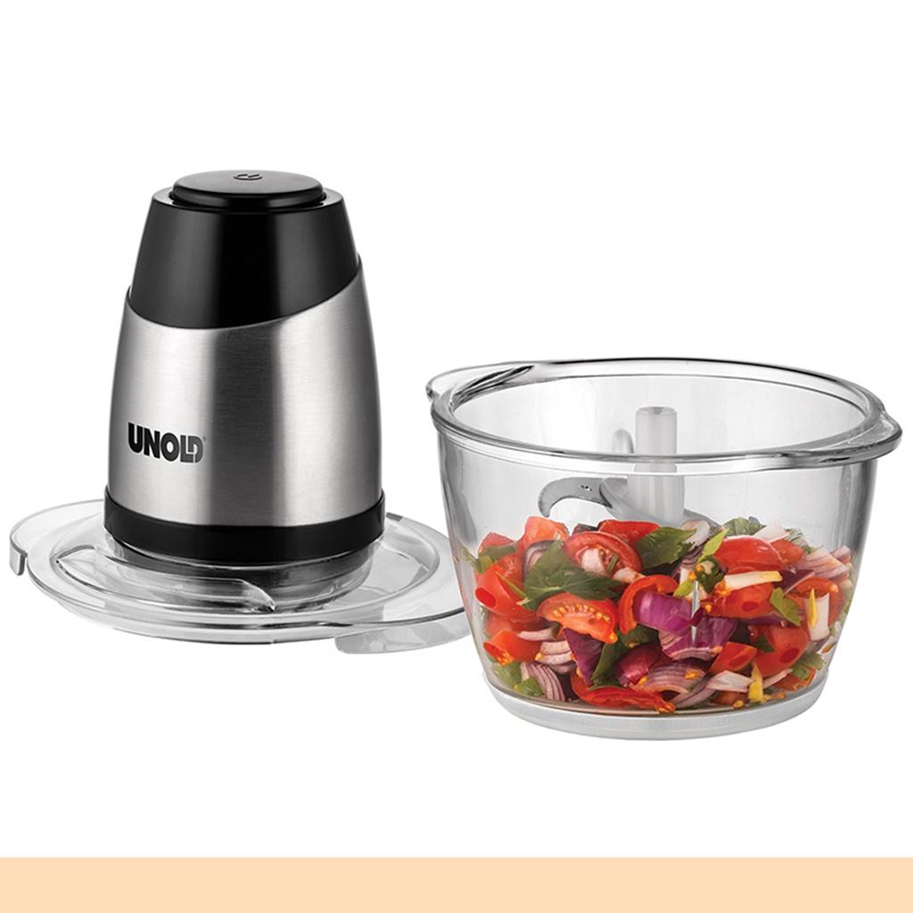 Máy Xay Thịt, Rau, Củ UNOLD 7851, Cối Thủy Tinh 1.2L, Công Suất 350W, Lưỡi Thép Kép, Nhập Đức, BH 12 Tháng