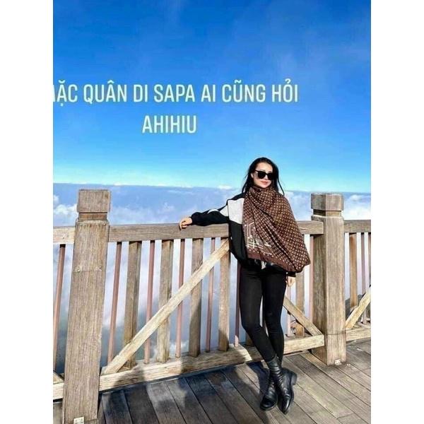 quần legging chun chữ khoá sườn chất umi vải dày dặn đẹp