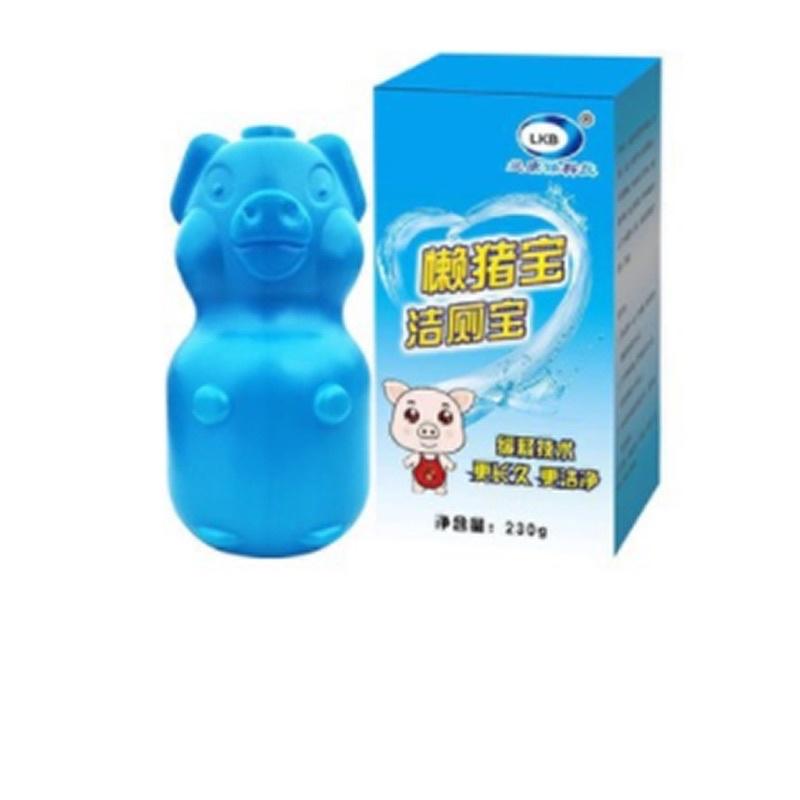 Lọ thả bồn cầu hình con lợn - heo thả bồn cầu khử mùi diệt khuẩn