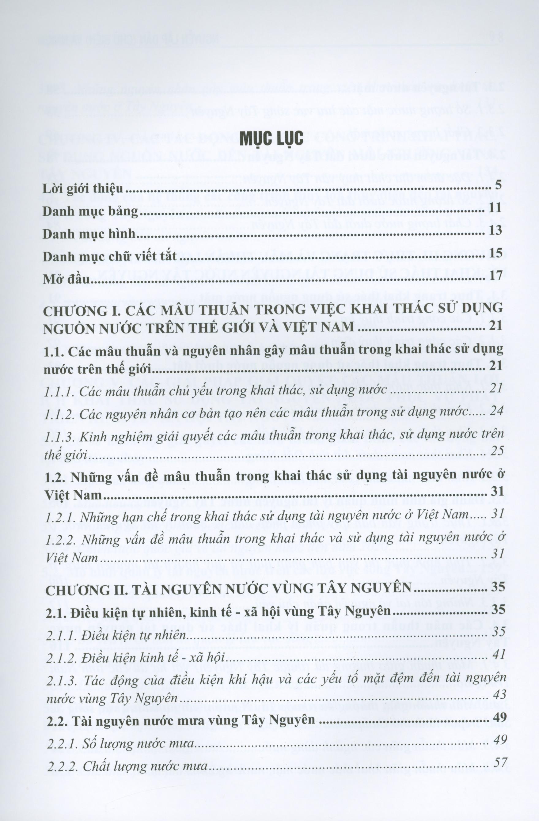 Thực Trạng Và Giải Pháp Giải Quyết Các Mâu Thuẫn Lợi Ích Trong Khai Thác Sử Dụng Tài Nguyên Nước Phục Vụ Phát Triển Kinh Tế - Xã Hội Vùng Tây Nguyên