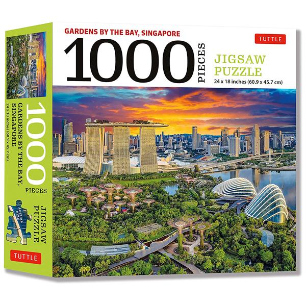 Singapore's Gardens By The Bay - 1000 Piece Jigsaw Puzzle (Finished Size 24 in x 18 in)