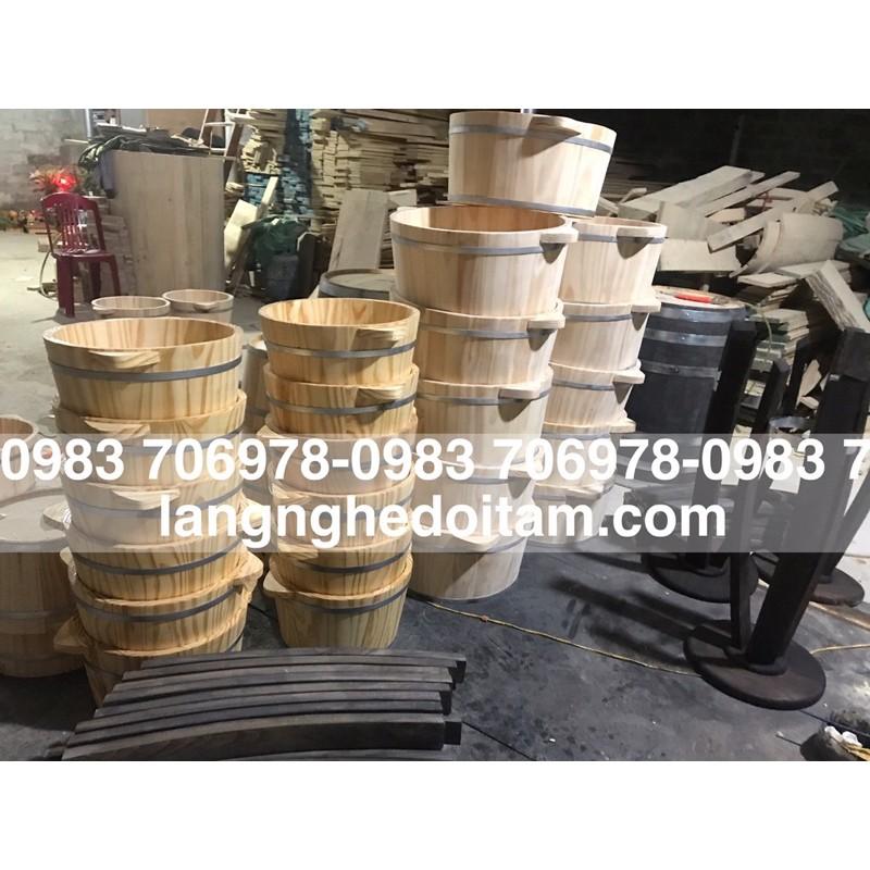 Chậu gỗ ngâm chân hàng đẹp