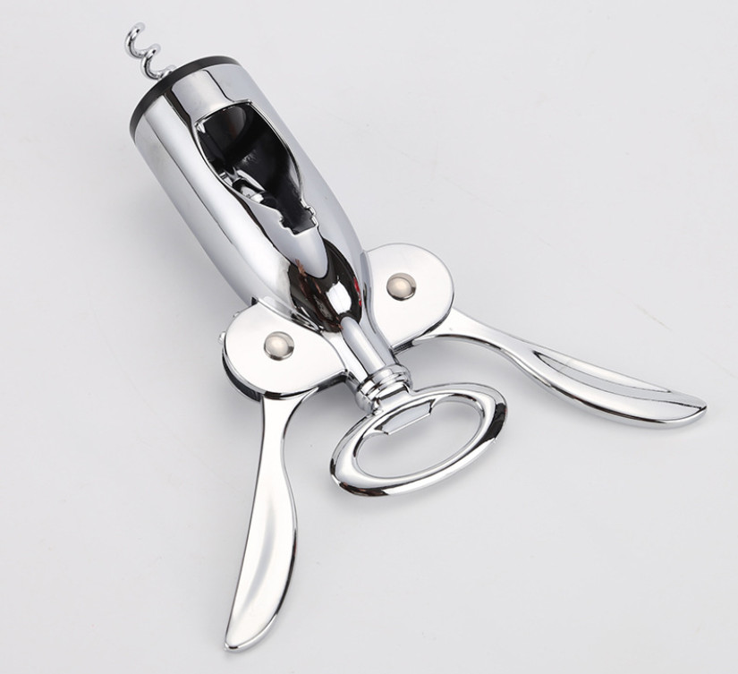 Dụng cụ mở rượu vang cánh bướm - Khui rượu vang nút bần không gỉ - Stainless steel wing corkscrew