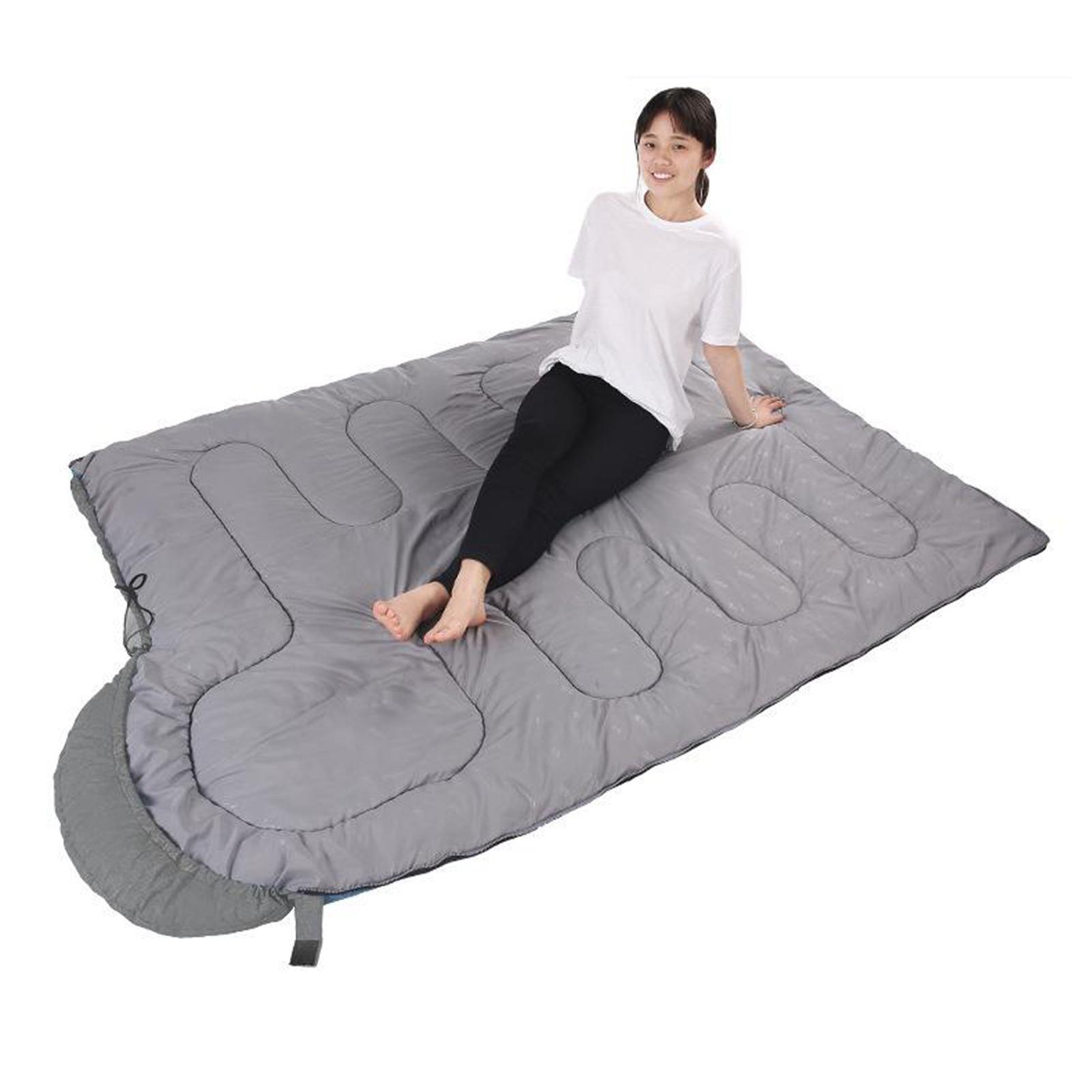 Camping Sleeping Bag - 3 Season Warm & Cool Weather - Summer, Spring, Fall, Lightweight, Waterproof for Adults & Kids - Outdoor Travel Hiking Gear