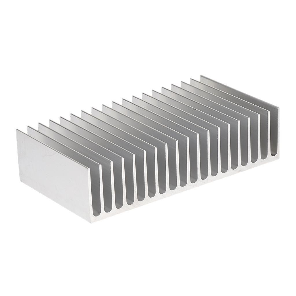Aluminum Heatsink 100x182x45mm Cooling Radiator Cooler Fin Heat Dissipation