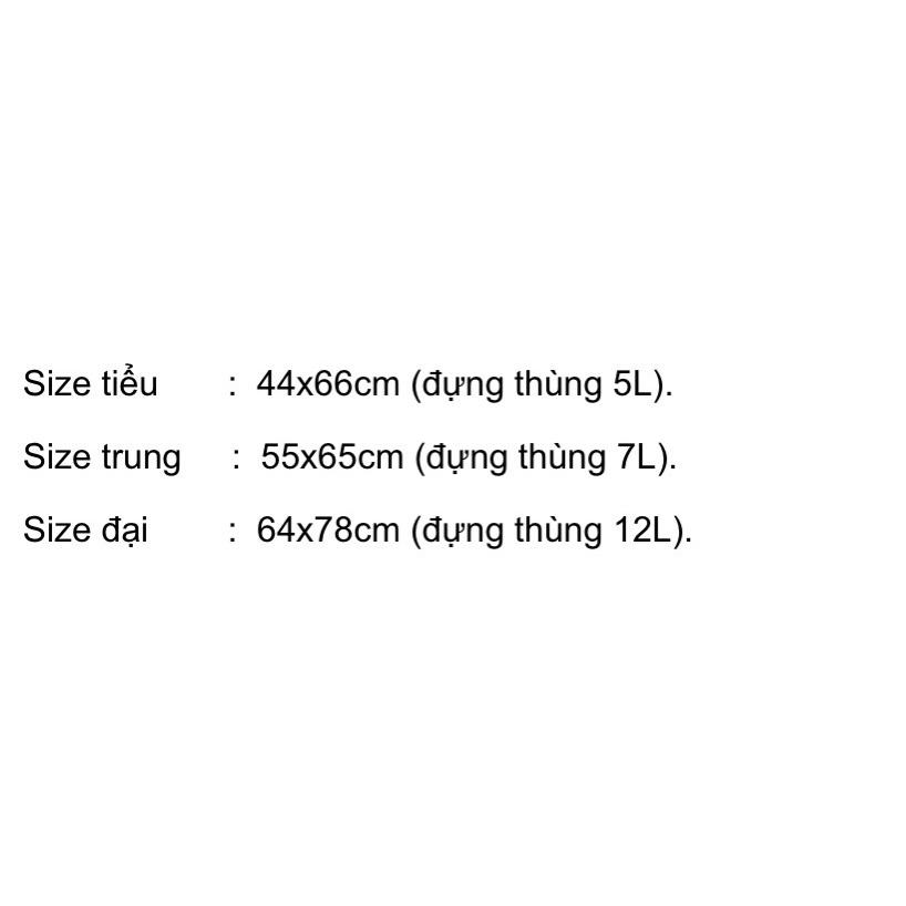 TÚI ĐỰNG RÁC, BAO ĐỰNG RÁC NI LONG MÀU 3 CUỘN/KG