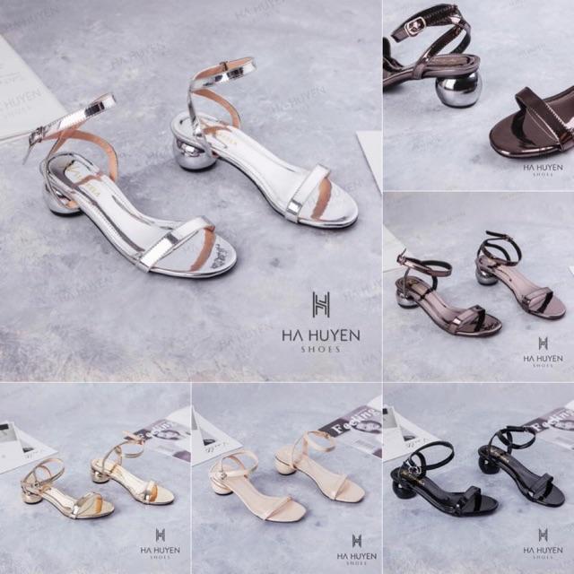 GIÀY CAO GÓT 3p I SANDAL GÓT TRỨNG QUAI MẢNH XỊN XÒ HÀNG VNXK CAO CẤP