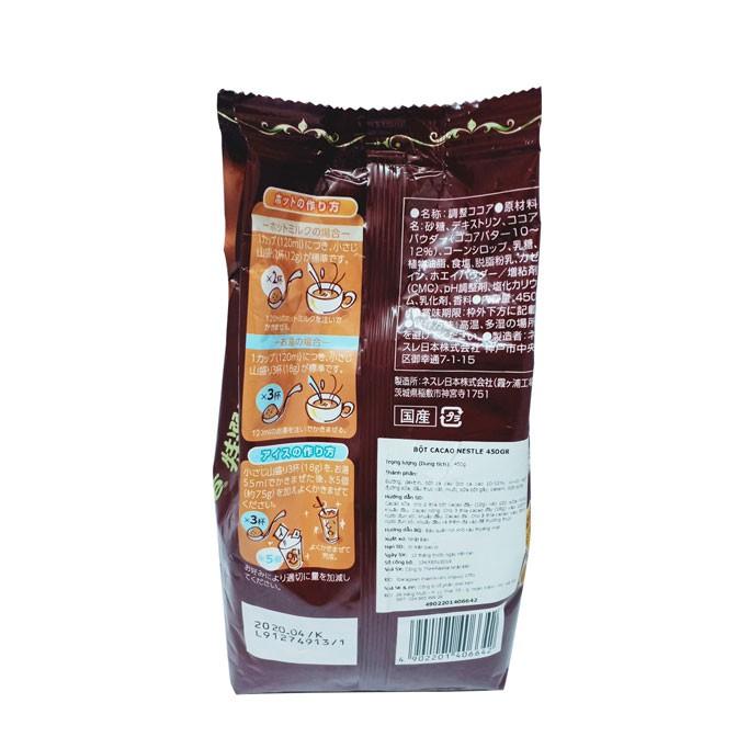 Bột cacao nestle 450g- Hàng nội địa Nhật bản