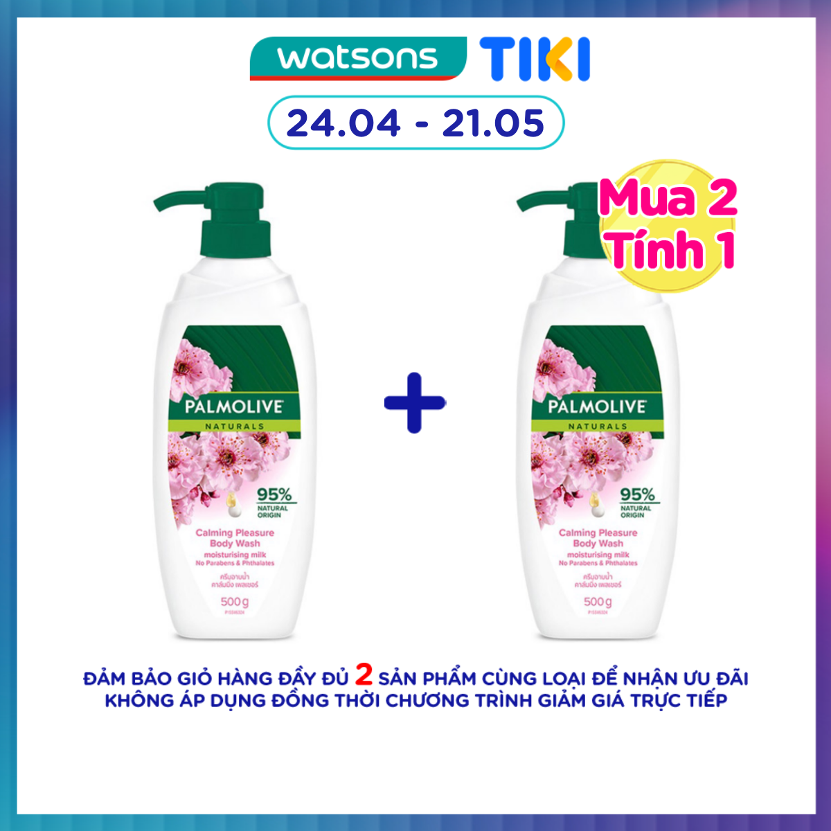Sữa Tắm Palmolive Sảng Khoái Dịu Êm Hương Hoa Anh Đào 500g