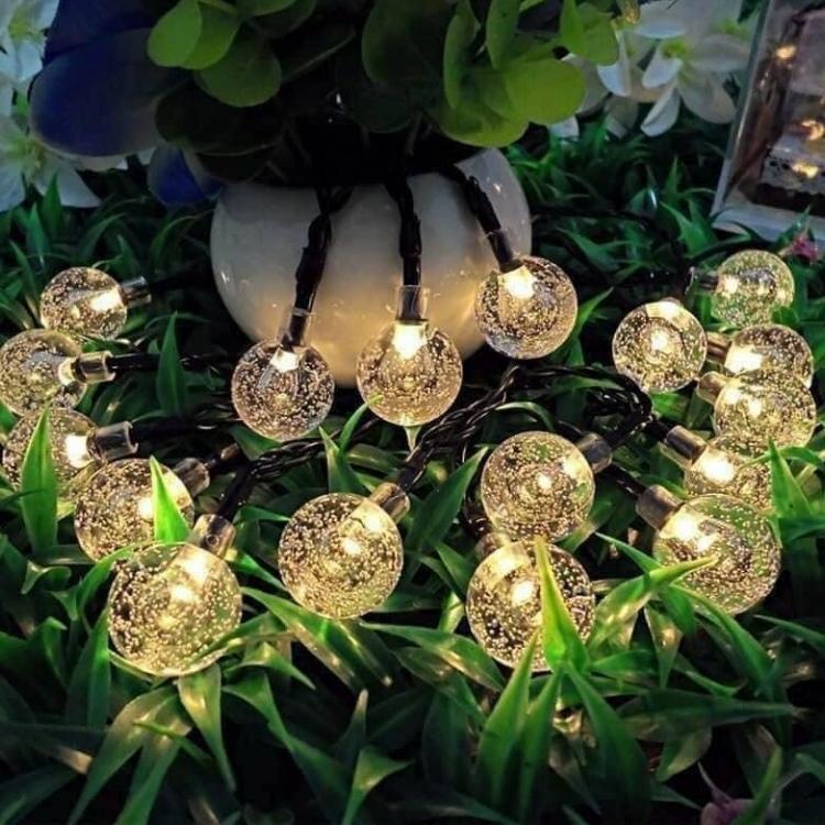 Dây đèn led trang trí hình bọt nước loại 50 bóng chiều dài 5m