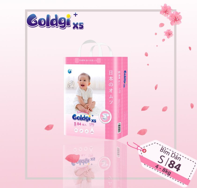 Goldgi+ X5 và cao cấp Nhật Bản thấm đủ Size