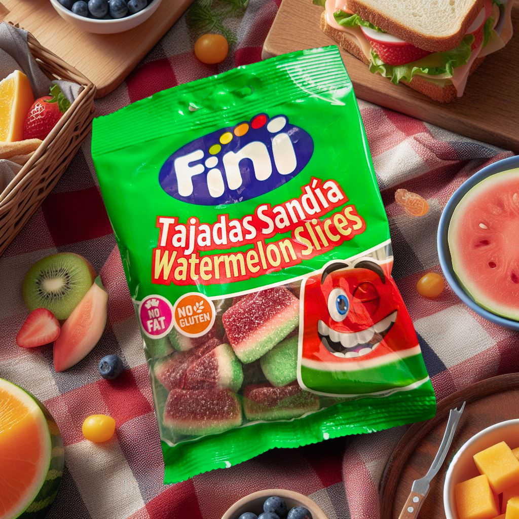 Kẹo Dẻo FINI Watermelon Slices 90g Vị Dưa Hấu