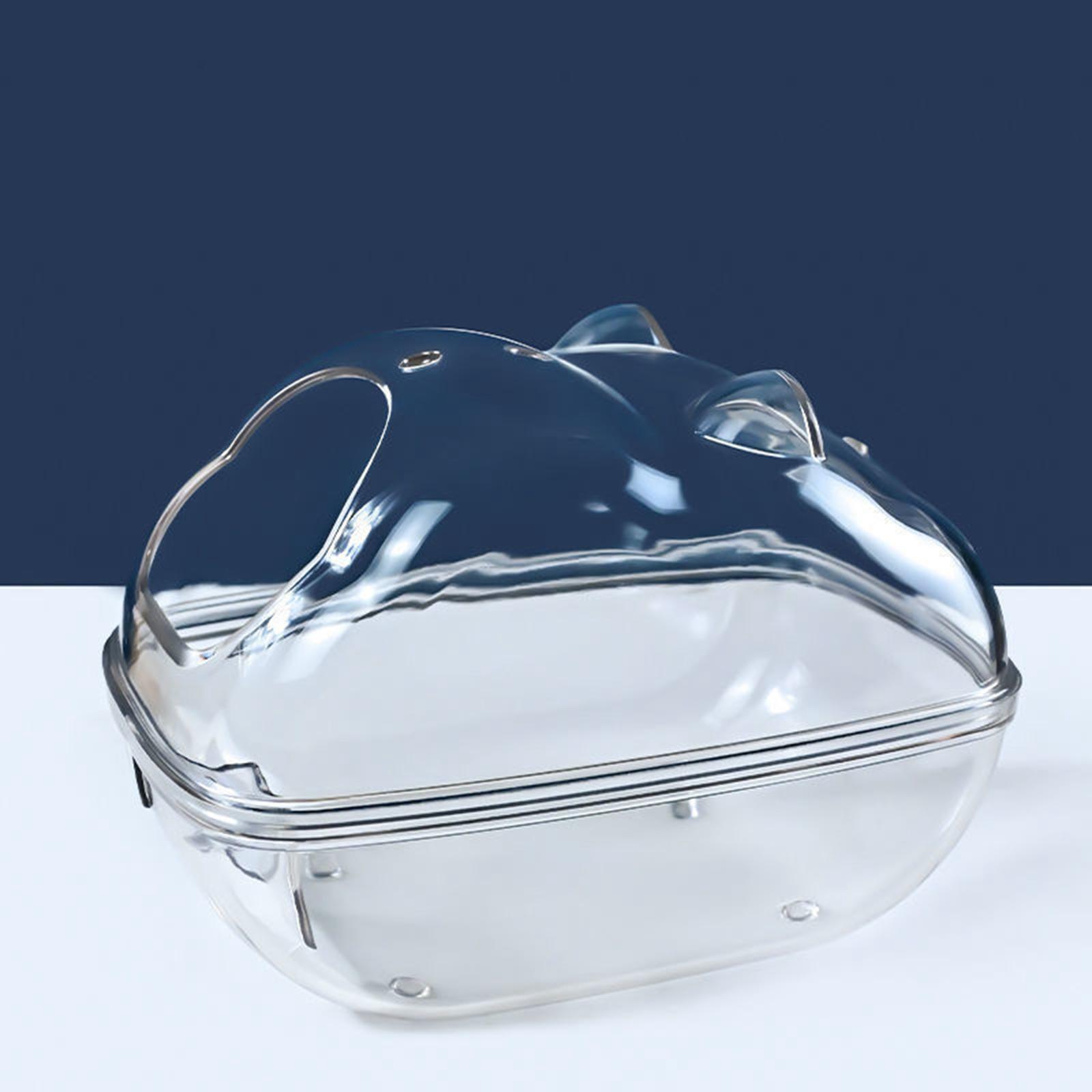 Hamster Sand Bath Toilet Pet Bathroom Bathtub for Gerbil Hedgehog Chinchilla