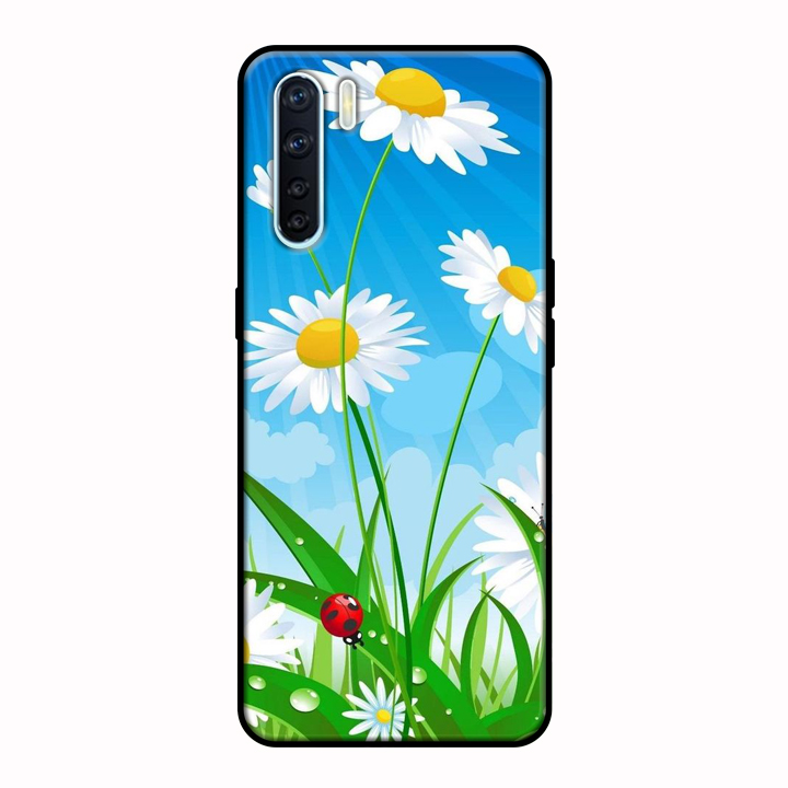 Ốp lưng điện thoại Oppo A91 viền dẻo TPU BST HOA Mẫu 18