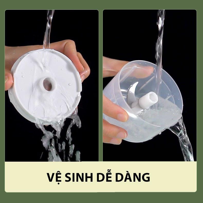 Máy Xay Tỏi Ớt Cầm Tay Mini Sạc Bằng Điện 250ml ,Xay Đá, Xay Thịt, Xay Đồ Ăn Dặm Cho Bé Đa Năng Mẫu Mới Nhất 2021