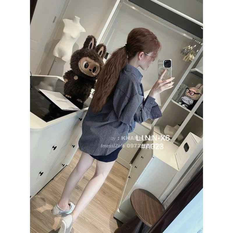 Set Miu miu sơ mi kẻ quốc dân mê quá trừiiii️️️ BY JOLIE