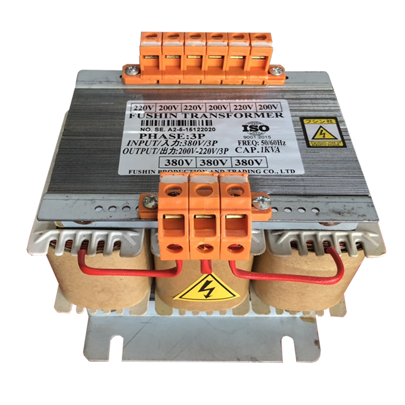 BIẾN ÁP TỰ NGẪU TRẦN 3P 380V/220V-200V 1KVA-Dây Đồng
