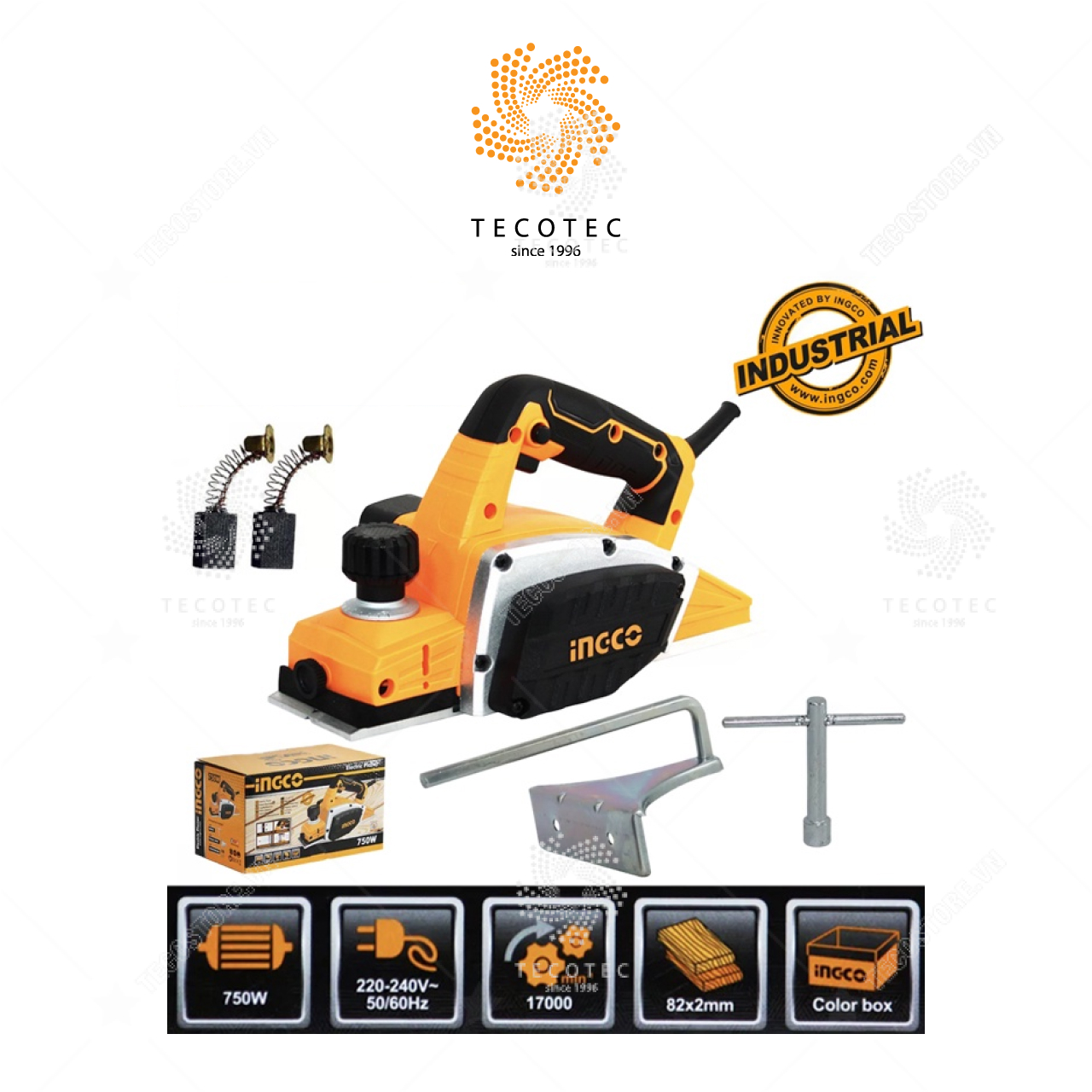 Máy bào điện INGCO PL7508