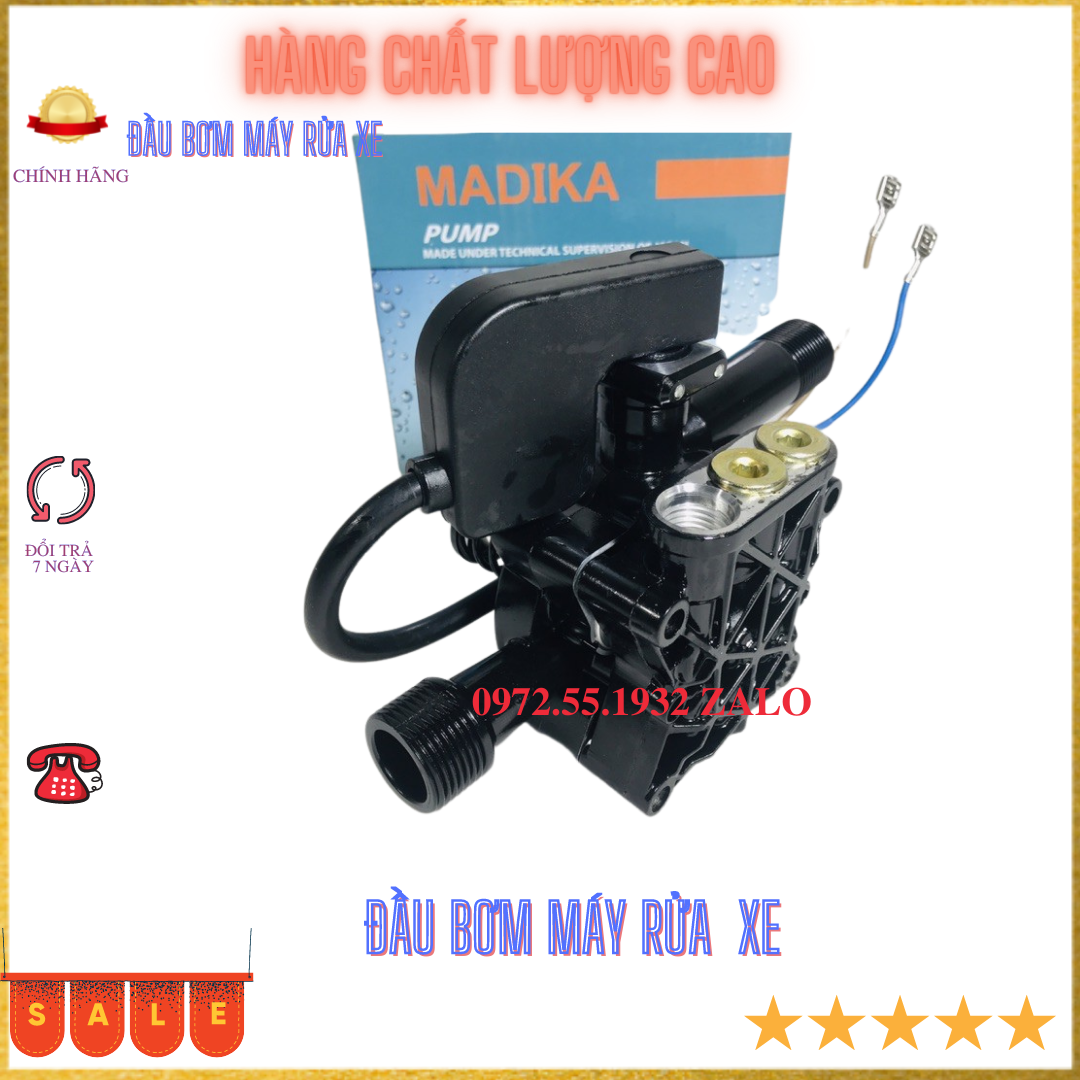 Đầu bơm máy rửa xe mini gia đình