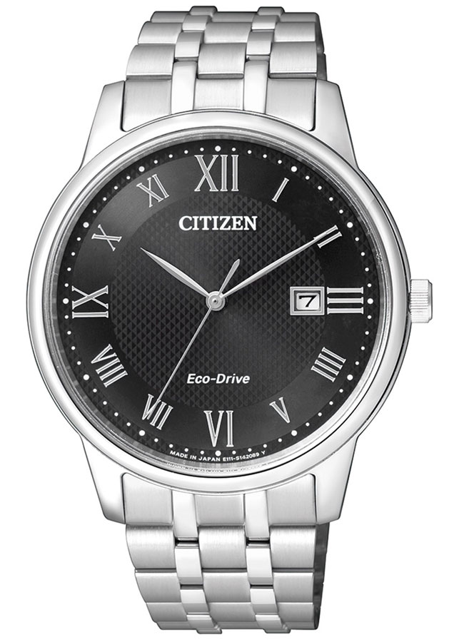 Đồng Hồ Nam Citizen Dây Thép Không Gỉ BM6970-52E - Mặt Đen