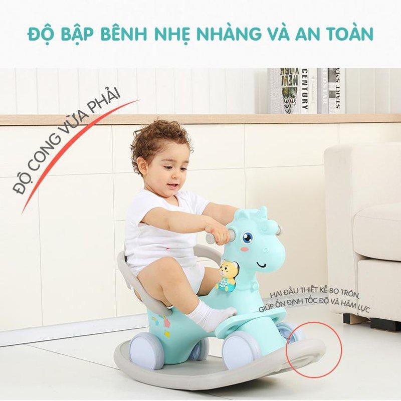 Xe Ngựa Bập Bênh 2 Trong 1(hỏa tốc)