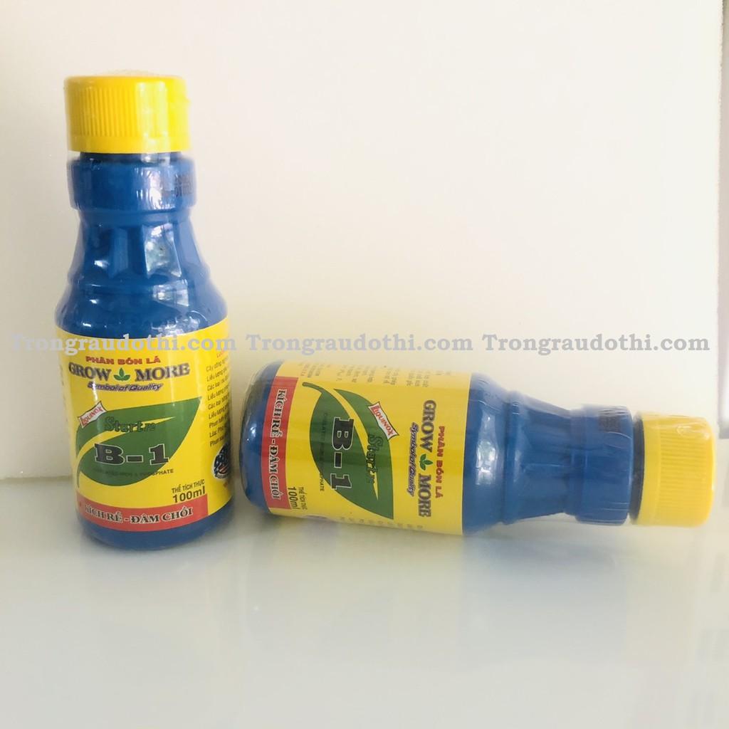 Vitamin B1 cho hoa lan, cây cảnh (hàng Mỹ, lọ 100ml),  kích hoa, phát triển cành lá, rễ khỏe