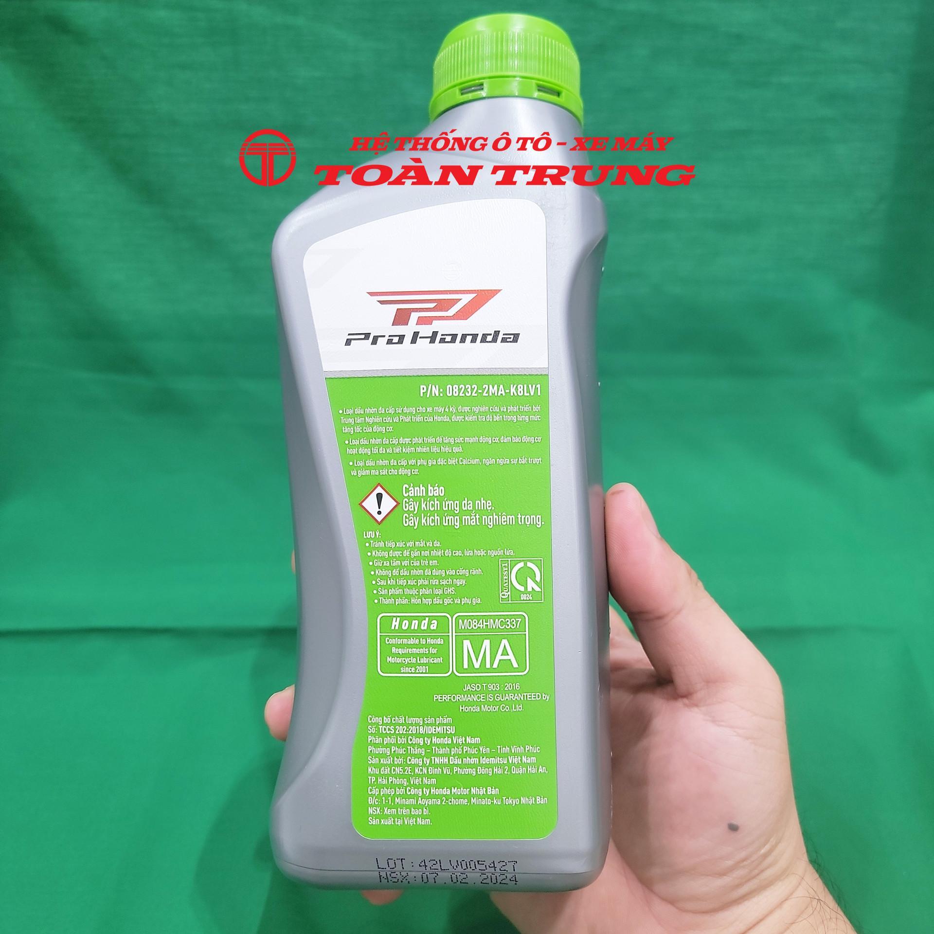 Dầu nhớt xe số 0.8L chính hãƞg Honda &quot;082322MAK8LV1&quot;