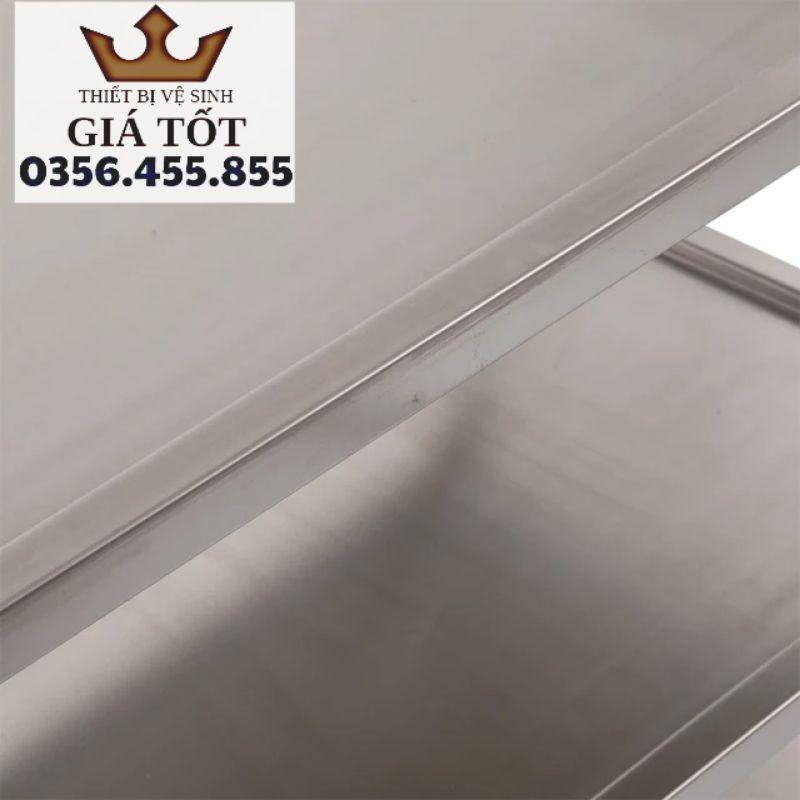 Xe đẩy inox 3 tầng 750*400*835mm