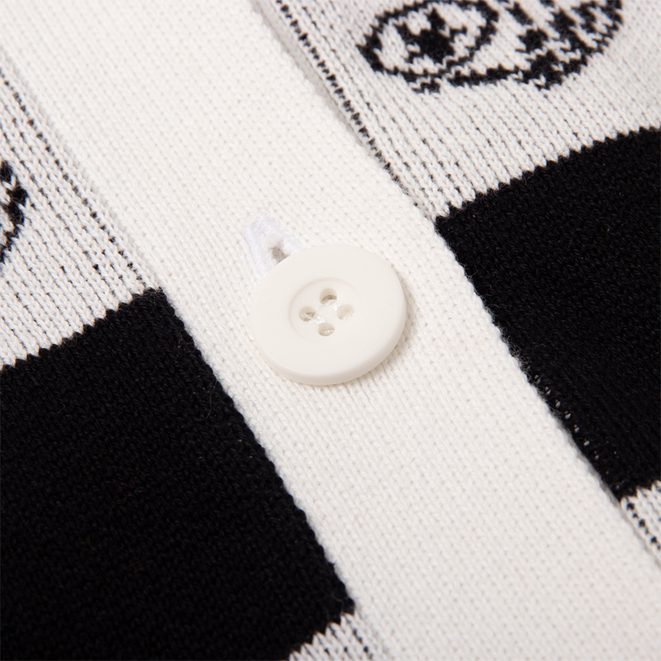 DirtyCoins Áo khoác Checkerboard Knit Cardigan