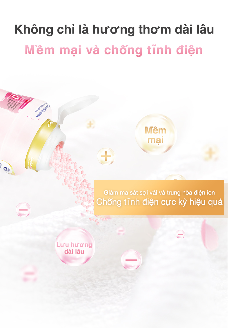 Combo 2 Hạt Xả Thơm Quần Áo Arfum Lưu Hương Tới 16 Tuần, Làm Mềm Vải Và Chống Tĩnh Điện - 2 mùi hương