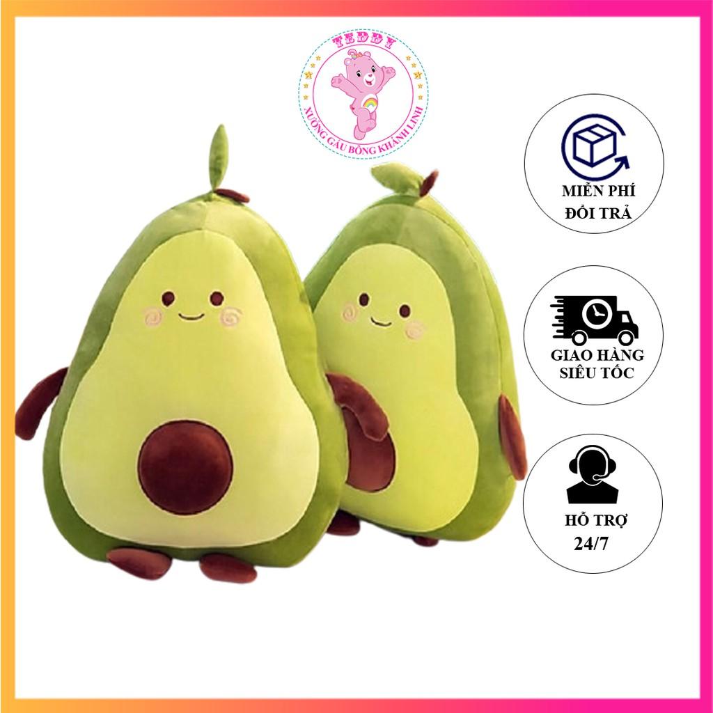 Gấu Bông Bơ Tròn, Trái Bơ Tròn Size 40Cm Siêu Đáng Yêu Bông Gòn Cao Cấp An Toàn Cho Sức Khỏe