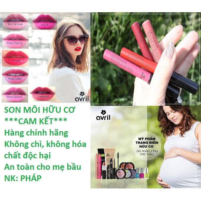 SON BÚT CHÌ HỮU CƠ KHÔNG CHÌ AVRIL-PHÁP (nhiều màu)