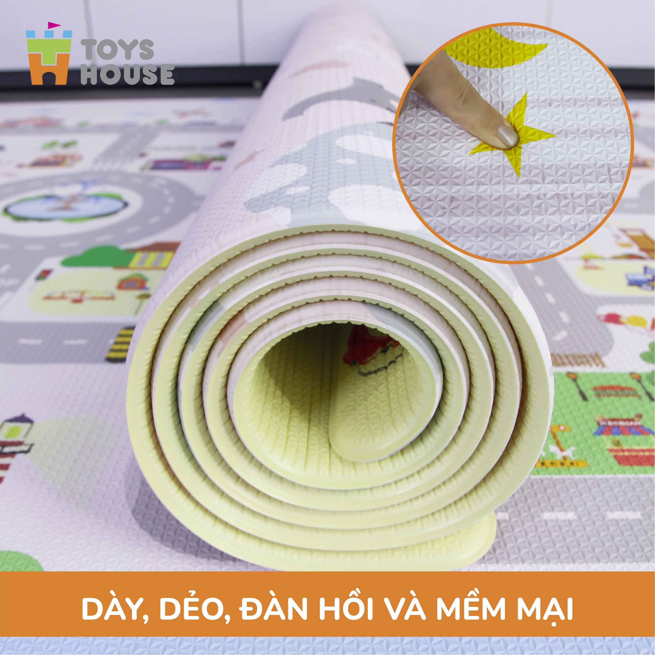 Thảm nằm chơi dành cho trẻ em Toys House NACH-07
