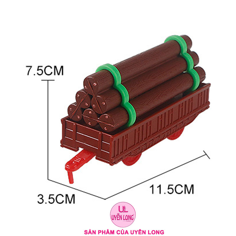 Đồ Chơi Tàu Hỏa Đường Ray Thomas 5 Toa 2055-5, Đèn Nhạc, Âm Thanh, Khói Mô Phỏng, Đường Ray To Dễ Lắp