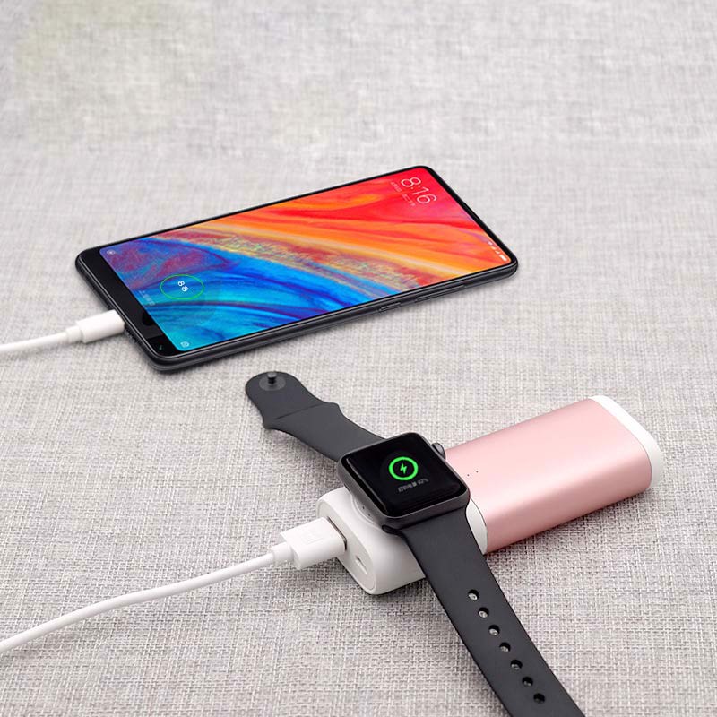 Pin sạc dự phòng cho Apple Watch 5200mah Promax WP83 (Black) - Hàng nhập khẩu