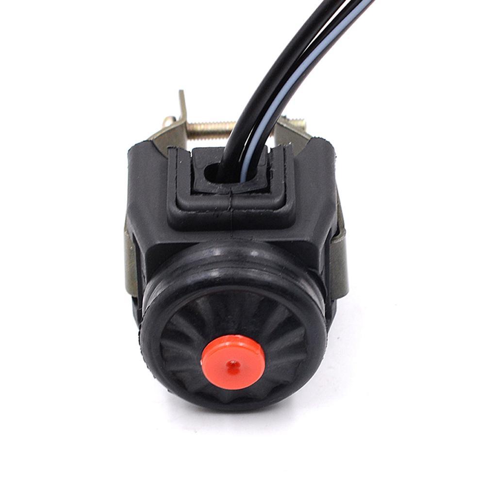 8X Motor Dirt Bike Motorcross Kill Switch Momentary Button, Red