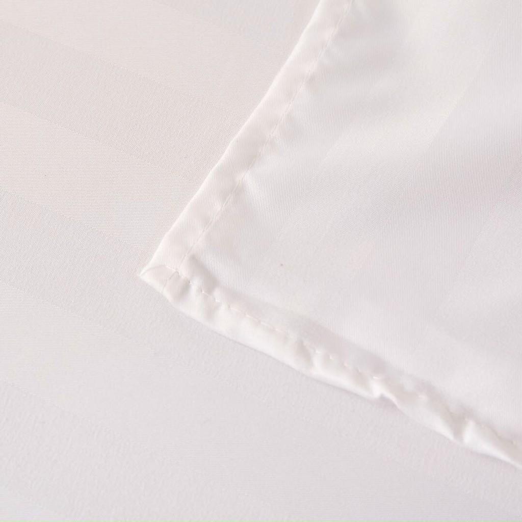 Bộ ga giường và vỏ gối Cotton 3F trắng tinh M2Tbedding ga gối nhập khẩu dành cho home stay khách sạn nhà nghỉ