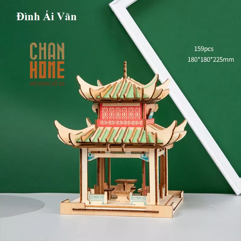 Mô Hình Kiến Trúc Cổ Trung Hoa Đồ Chơi DIY Tự Lắp Ghép Sáng Tạo Và An Toàn Cho Bé