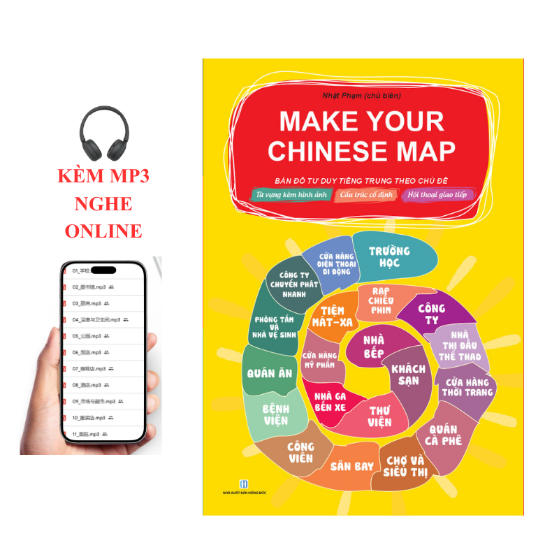 Make Your Chinese Map – Bản đồ tư duy từ vựng Tiếng Trung theo chủ đề
