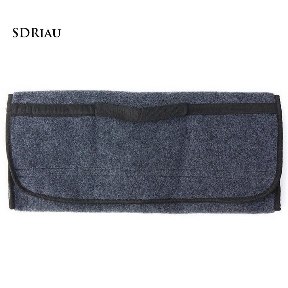 Túi vải dạng hộp đựng đồ để cốp sau xe hơi 49cm x 16cm x 24cm
