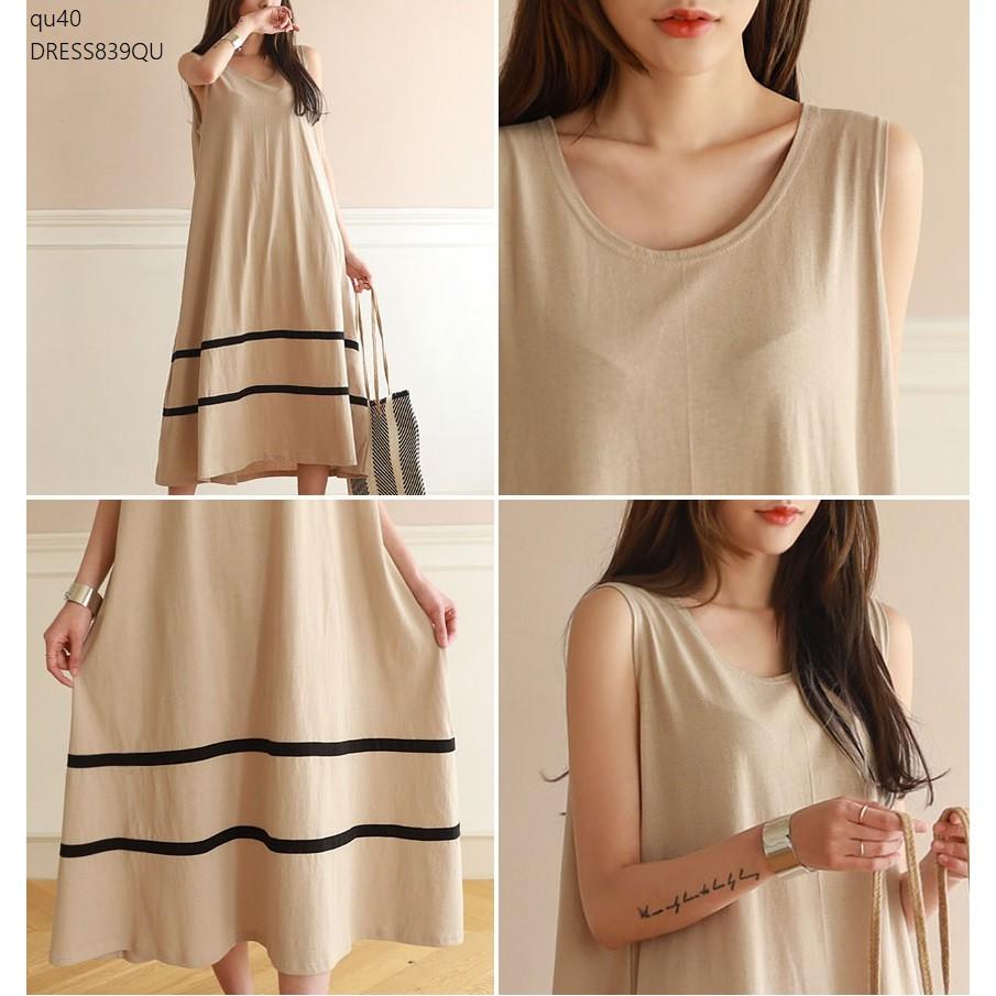 DRESS753 ĐẦM MAXI VIỀN THIẾT KẾ