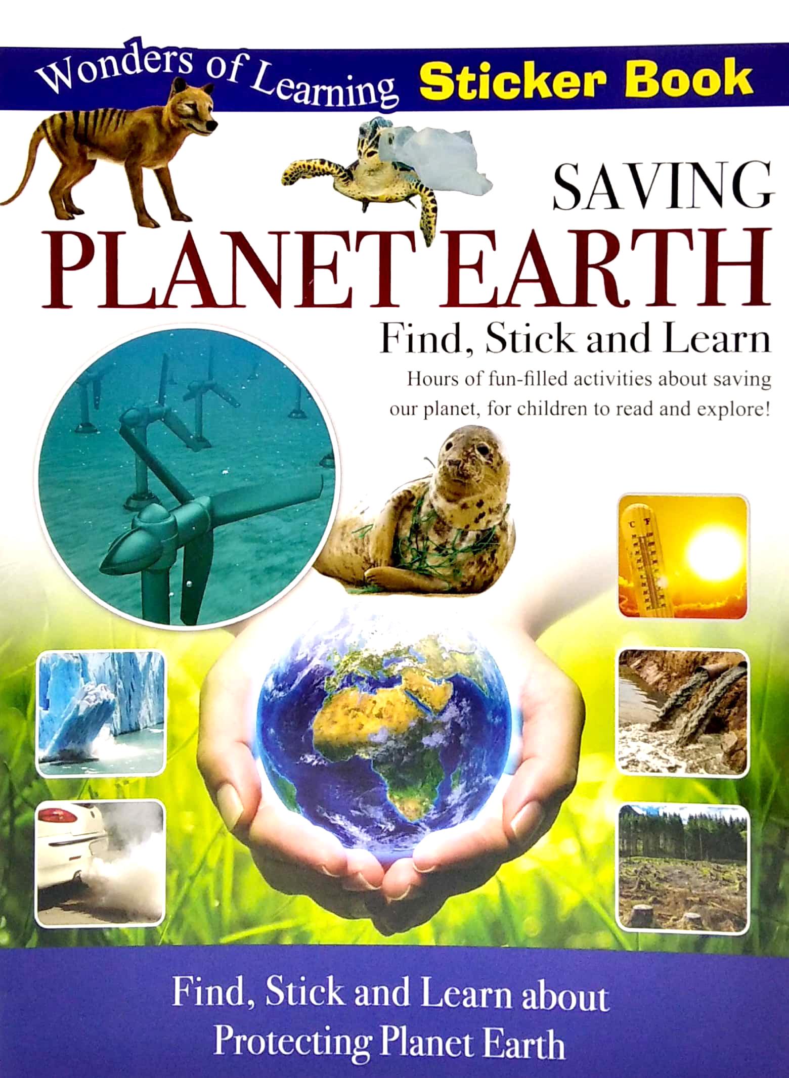 Wonders Of Learning - Sticker Book - Saving Planet Earth