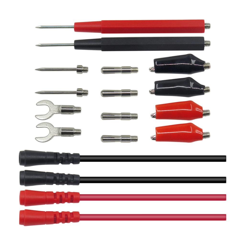 P1500 Test Lead Cable Probe Kit for Multimeter Alligator Clip Pins U type