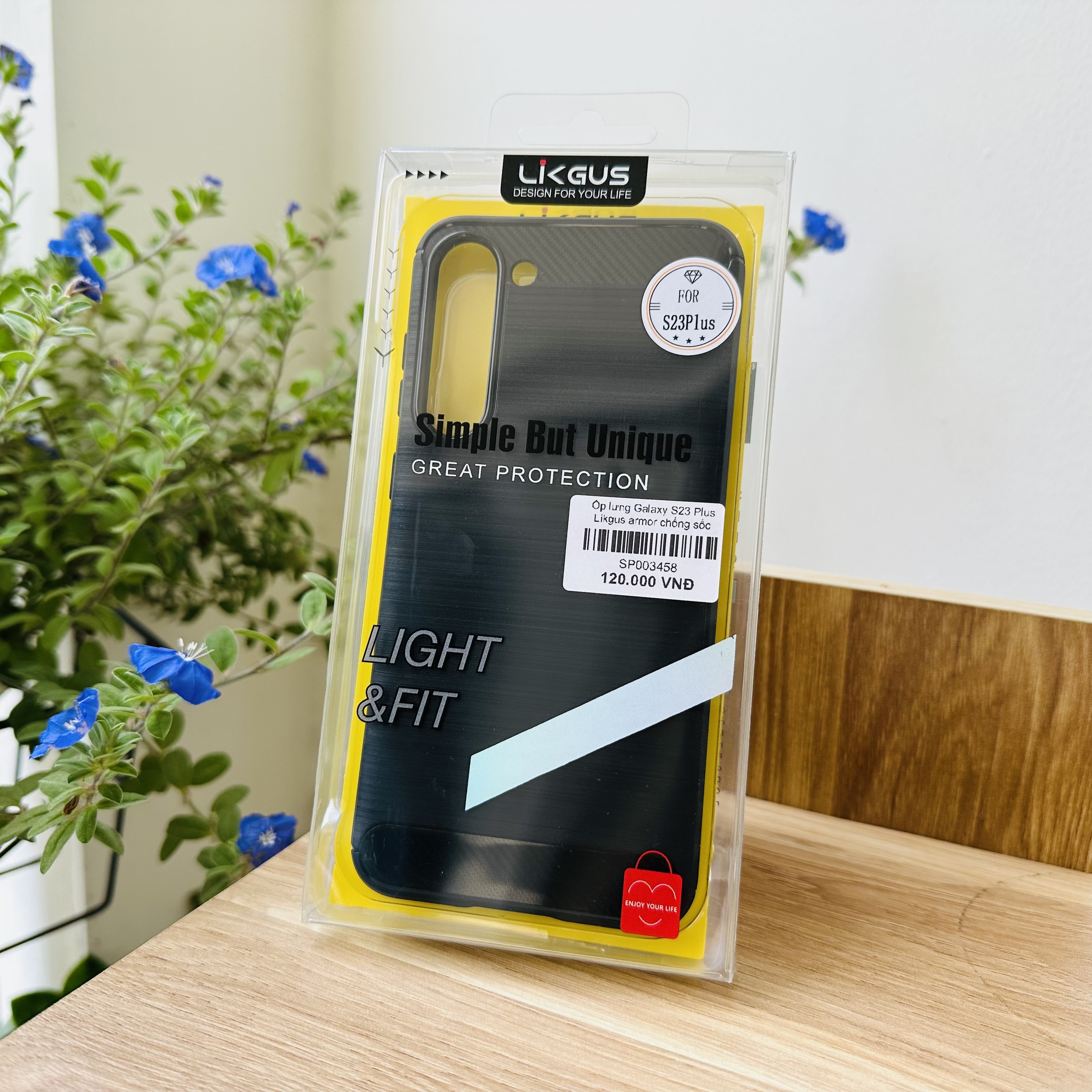 Ốp lưng dành cho Galaxy S23 Plus Likgus armor chống sốc- Hàng chính hãng