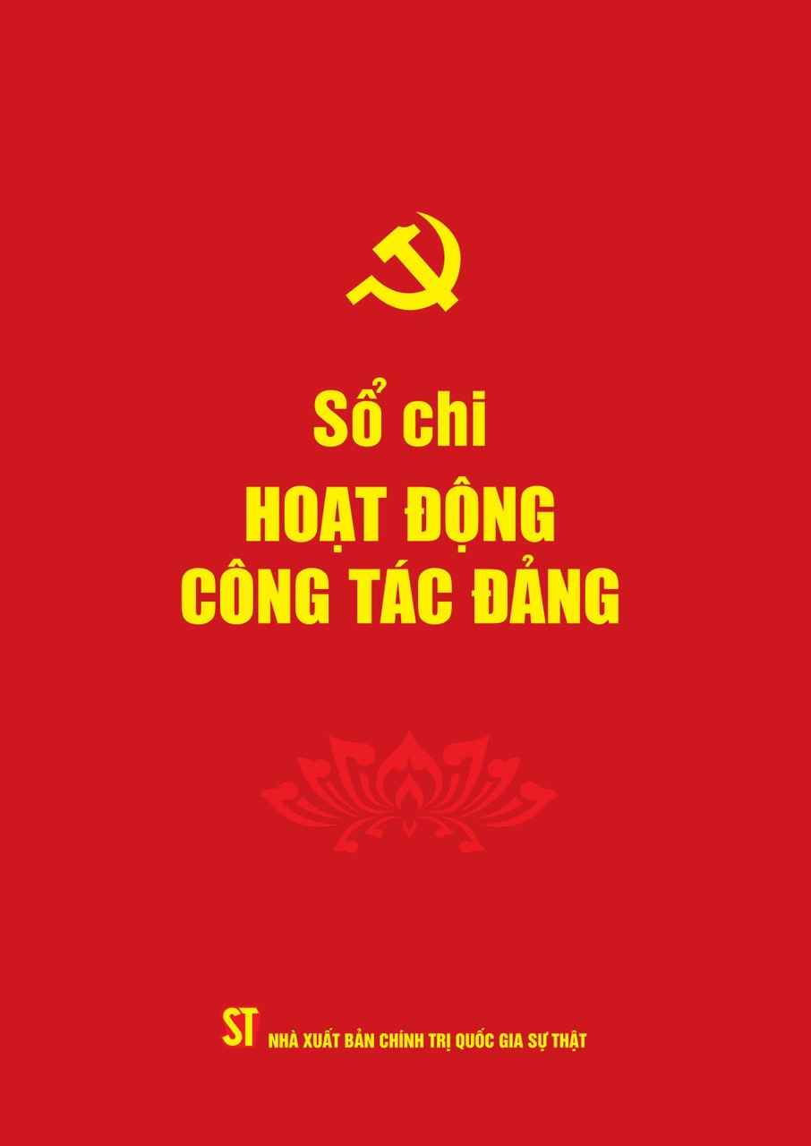 Sổ chi hoạt động công tác Đảng - bản in 2024
