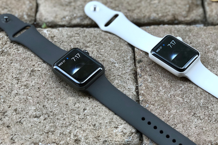 Đồng Hồ Thông Minh Apple Watch Series 3 GPS Space Grey Aluminium Case With Black Sport Band - Hàng Nhập Khẩu