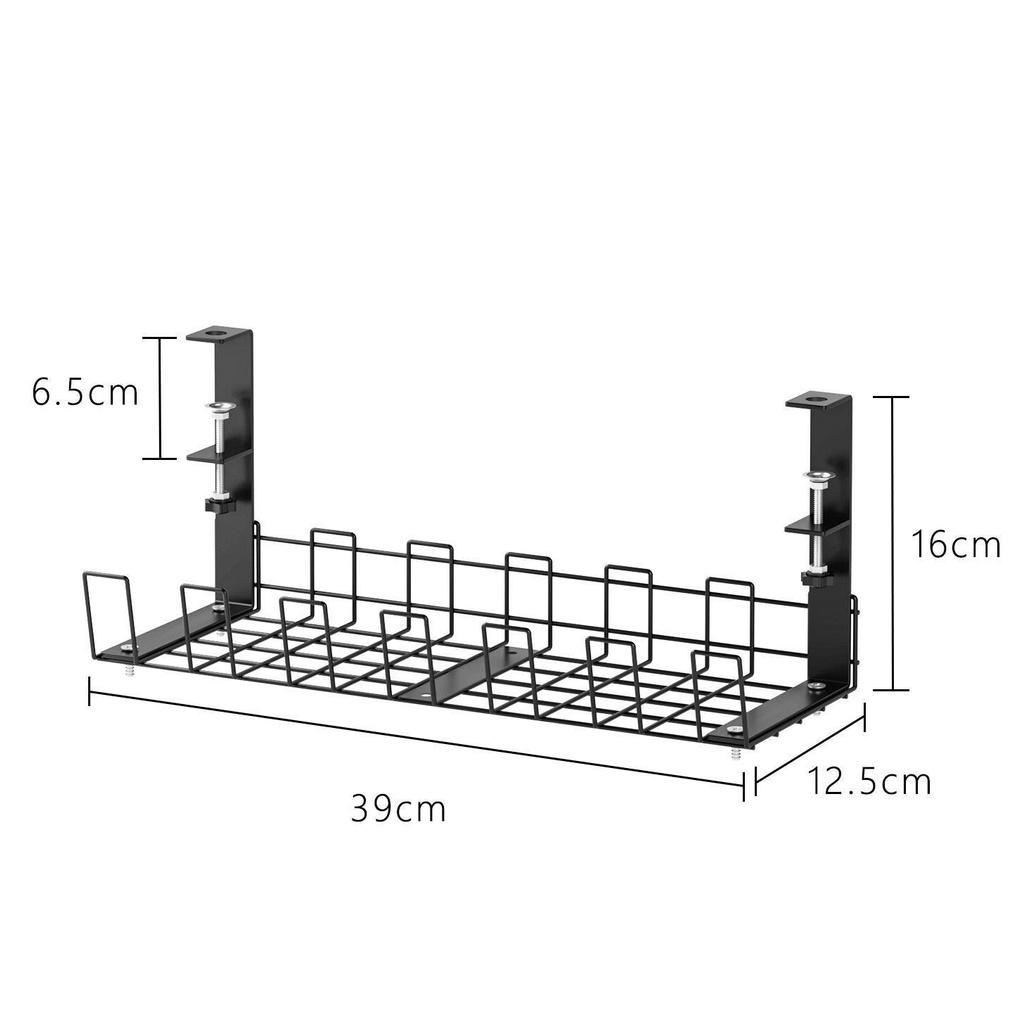 Giá đỡ treo ổ cắm điện gắn bàn, máng treo dây điện phụ kiện tiện lợi gọn gàng lắp đặt nhanh chóng