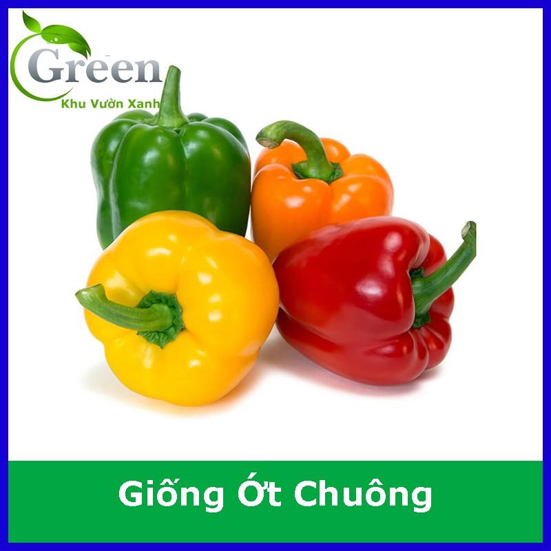 Hình ảnh Hạt Giống Ớt Chuông (Ớt Ngọt) Nhiều Màu Mix (20H)