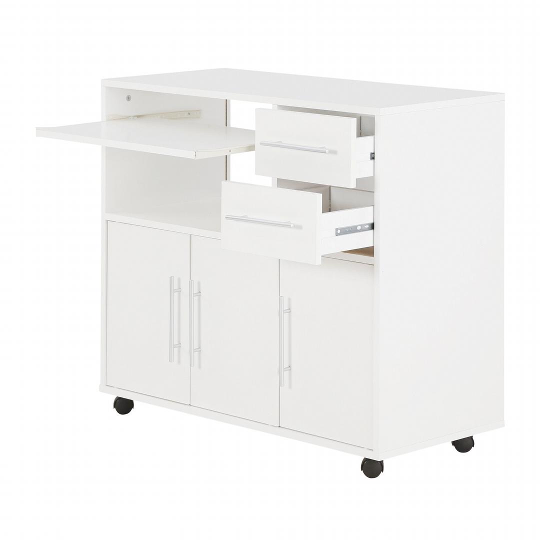 Tủ phòng ăn bằng gỗ công nghiệp thiết kế đa năng SMLIFE Dominics