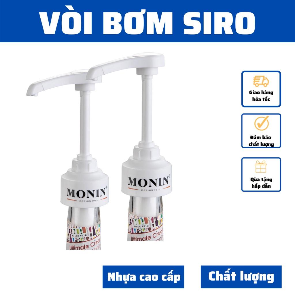 Vòi bơm siro 10ml MINO nhựa cao cấp vòi đa năng pha chế(dành cho chai thủy tinh MONIN,Torani, Tessi,Giffard,Maulin)